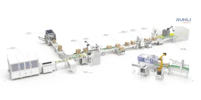 Robotic Cartoning and Palletizing Line