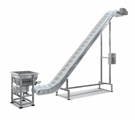 Inclined Conveyor (for products requiring cleaning after use)